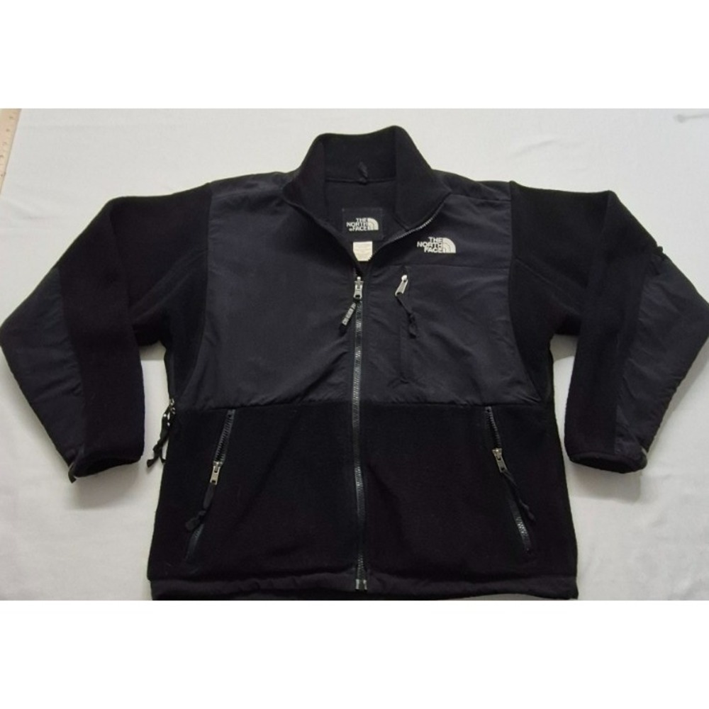 THE NORTH FACE Polartec Black Fleece Jacket Womens Full Zip Vents zip pockets SM
